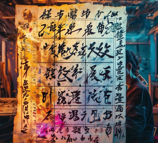 九宫格书法动态，传统艺术与现代魅力的完美融合