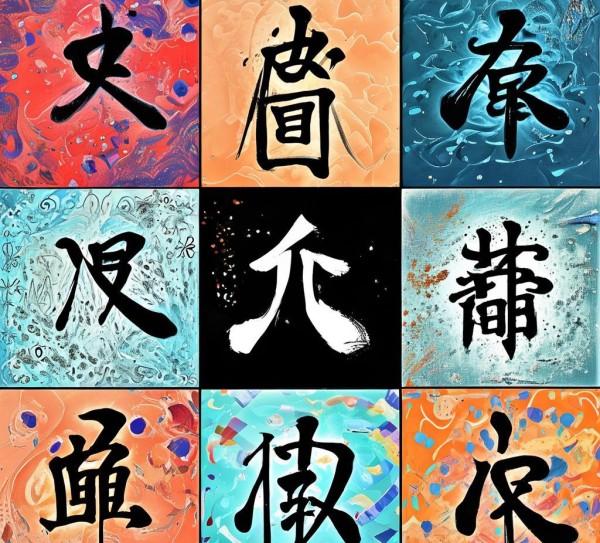 九宫格书法动态盛宴，尽享书法艺术之韵律美