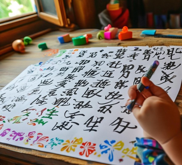 一年级书法作品，童真生活精彩呈现