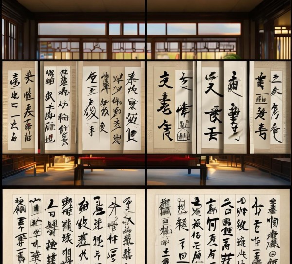 六格四行书法艺术精品赏析