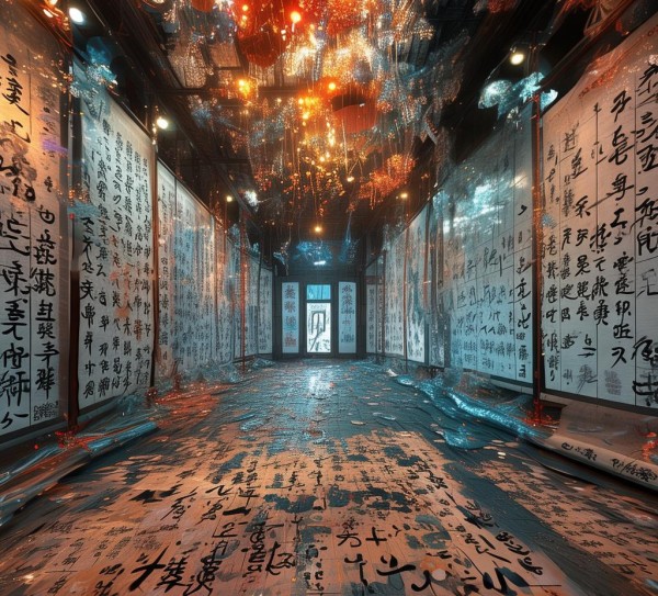 书法盛宴，传承与创新在1554439Z空间交相辉映
