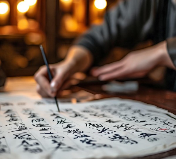 欧楷千字文书法赏析，传统艺术之美动态呈现