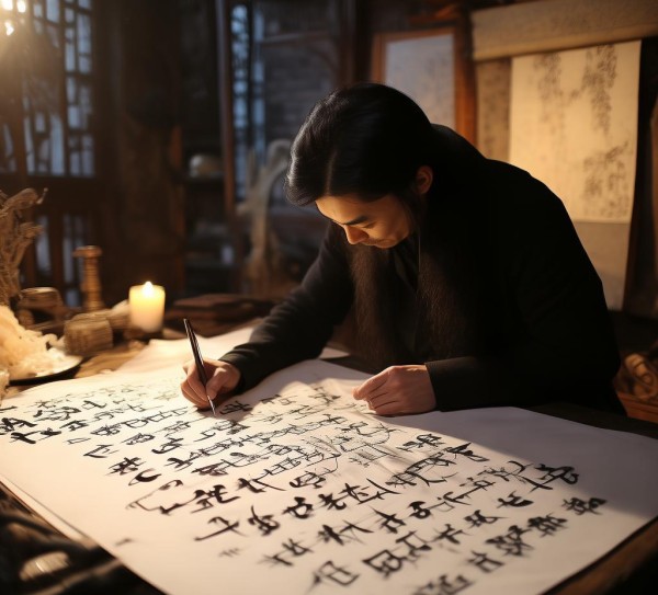 墨舞风华，情诗书法名家墨舞风华揭秘