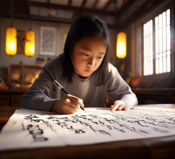 墨舞风华，一年级行书书法作品鉴赏之旅