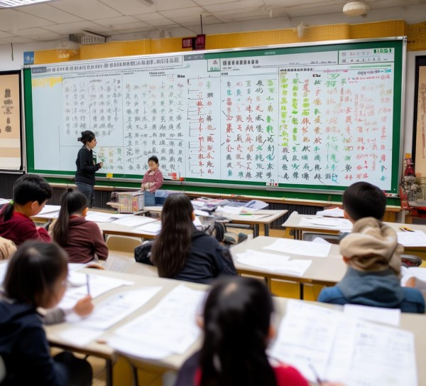 四年级上期书法理论试题解析与辅导要点