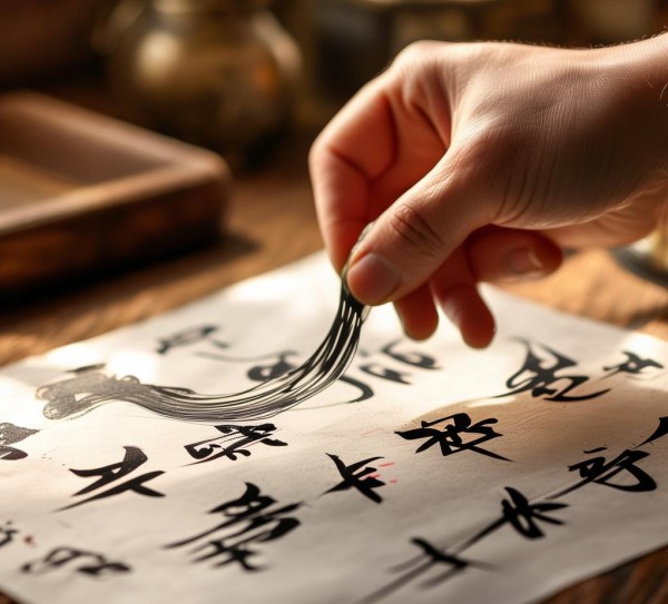 墨舞轻扬，行书五字书法艺术鉴赏