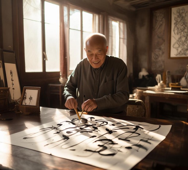 书法人生，生活至上，艺术至臻