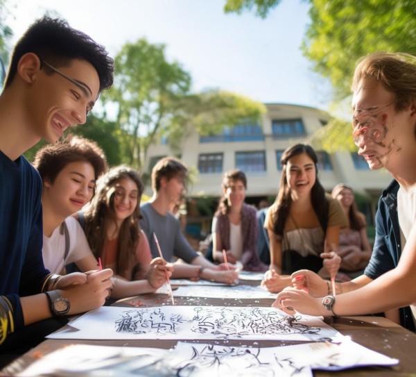 书法青春，大学生活绽放篇章