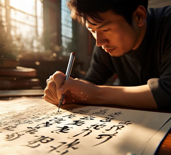 赵贺新硬笔书法，笔尖舞动中的艺术魅力