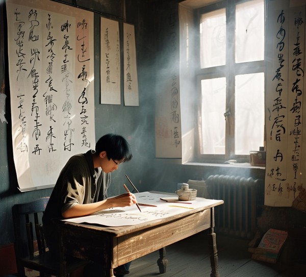 墨香氤氲，大学生活中的书法艺术之旅