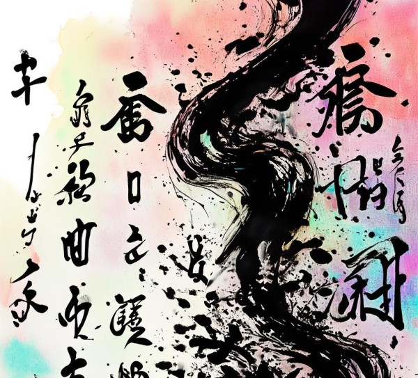 墨舞古今，书法创意动态封面，传统与现代艺术交融之美