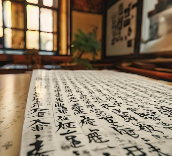 四言七行书法韵味赏析