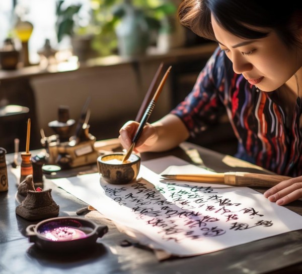 日常生活中的书法之美，揭秘书法用品的趣味与技艺